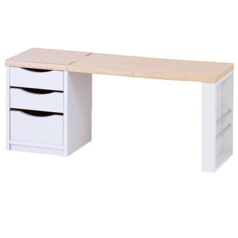 折りたたみローテーブル(引出し・コンセント付き)