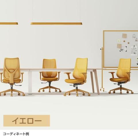 【メッシュ素材】パレトーンチェア02/3D肘(オフィスコム)