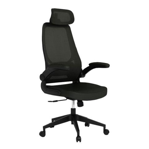 オフィスチェア ハイバック ヘッドレスト付き