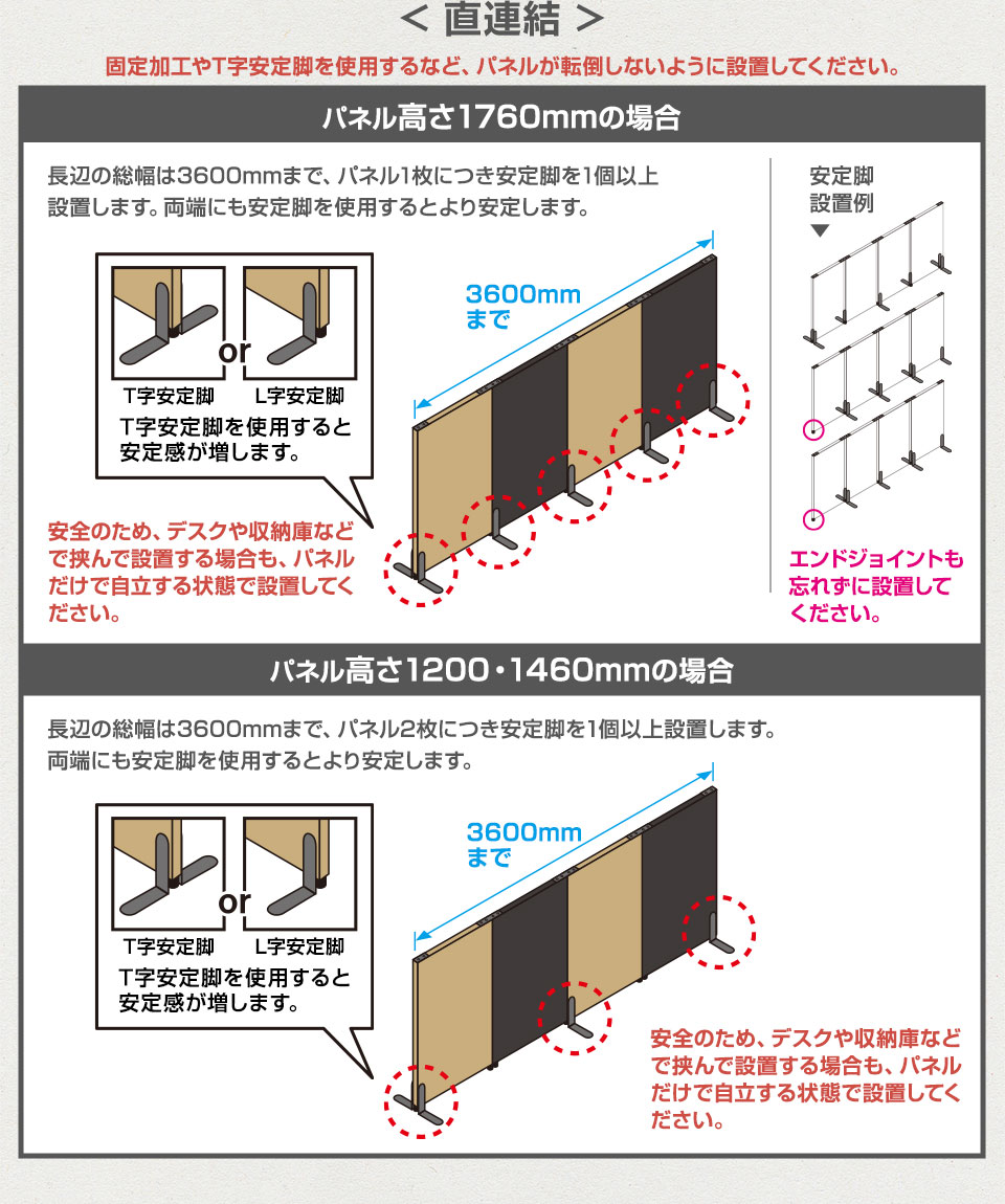 設置に際しての注意事項