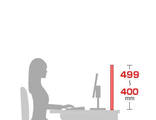 高さ400～499mm