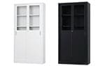 コンビ引戸書庫 引違い書庫浅型 幅880×奥行400×高さ1790mm