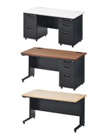 スチールデスク ブラック