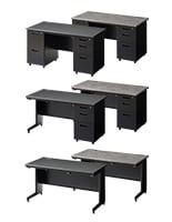 スチールデスク ブラックEX