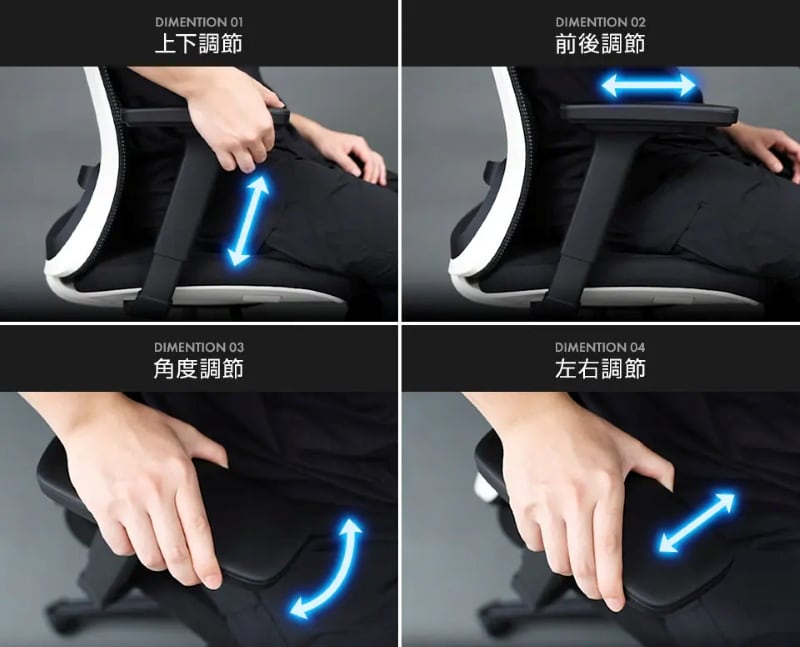 4Dアームレスト