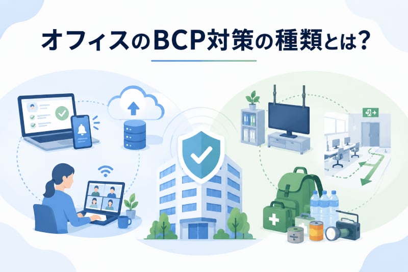 オフィスのBCP対策の種類とは？