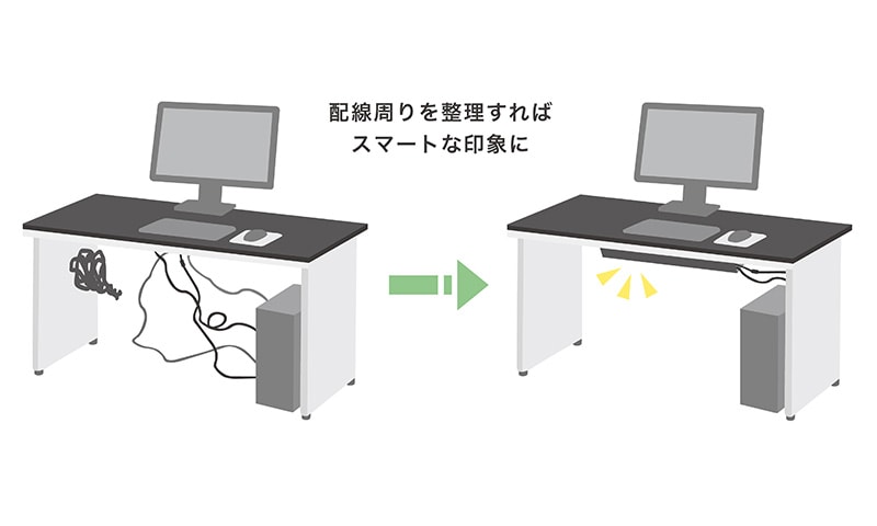 配線整理アイデア