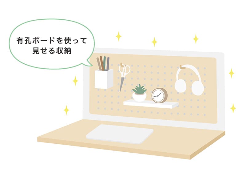 卓上パネル(有孔ボード)