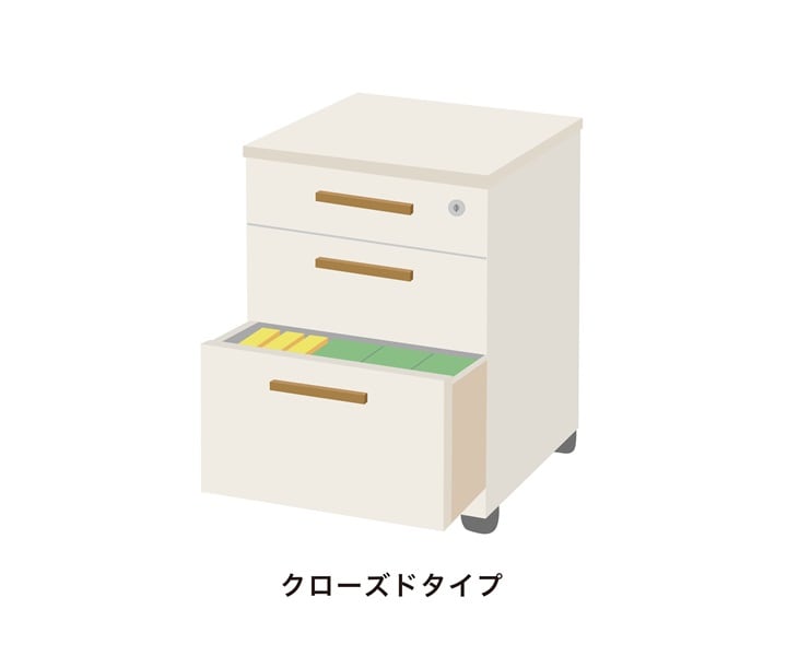 クローズドタイプのイラスト