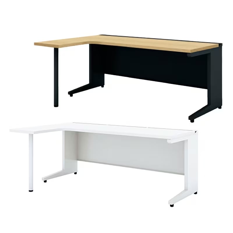 L字デスク：複数のモニターを置けるなど作業効率がUP