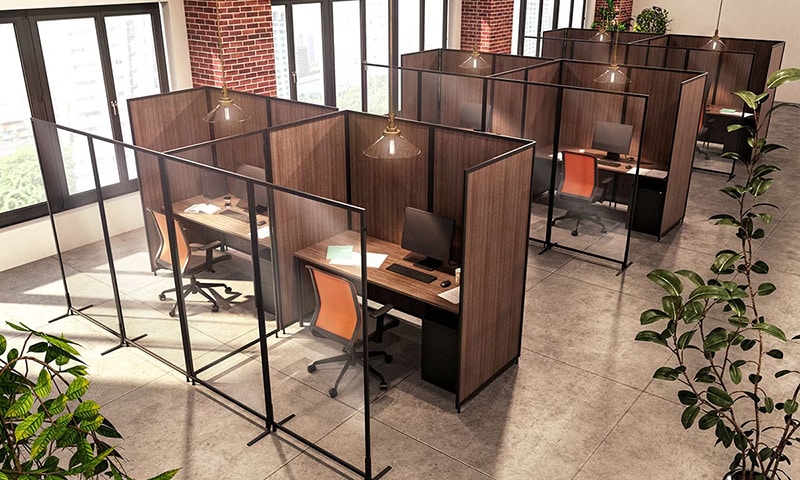 生産性を高める「集中ブース」を取り入れたオフィスレイアウト