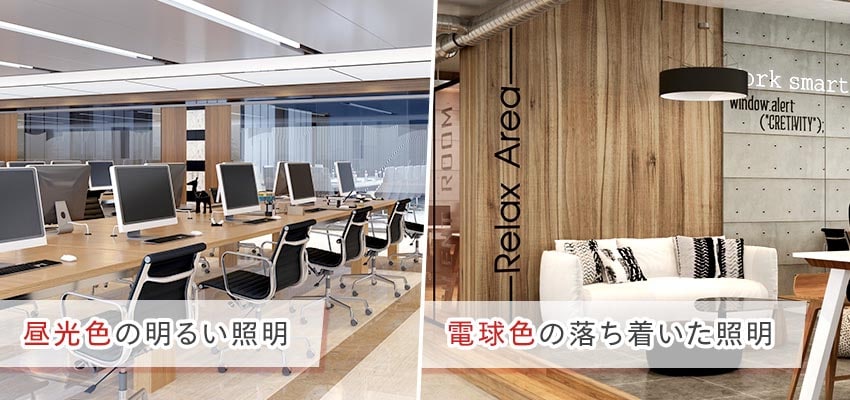 パーテーション設置によるスペース確保