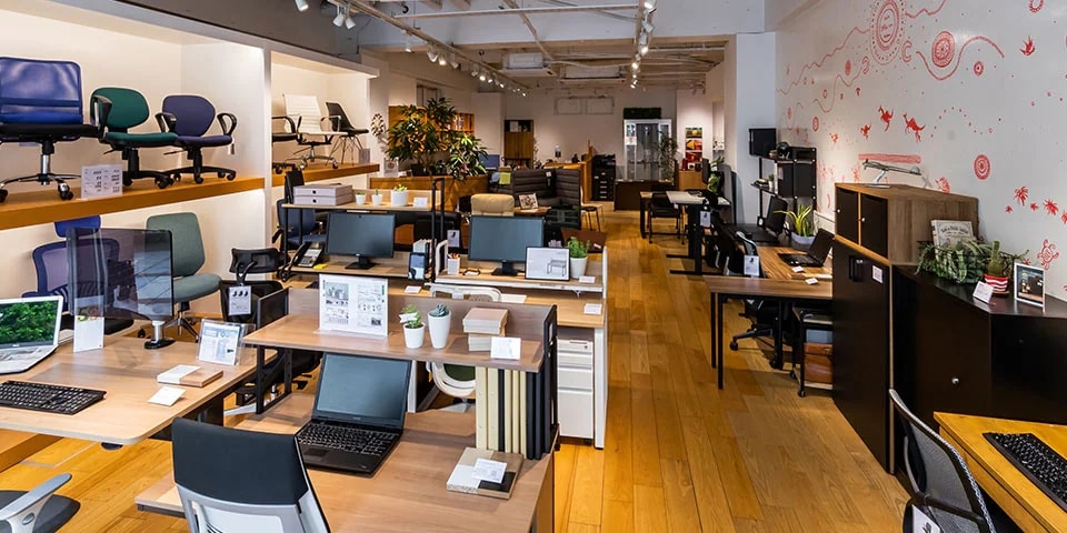 東京・秋葉原のオフィス家具ショールーム