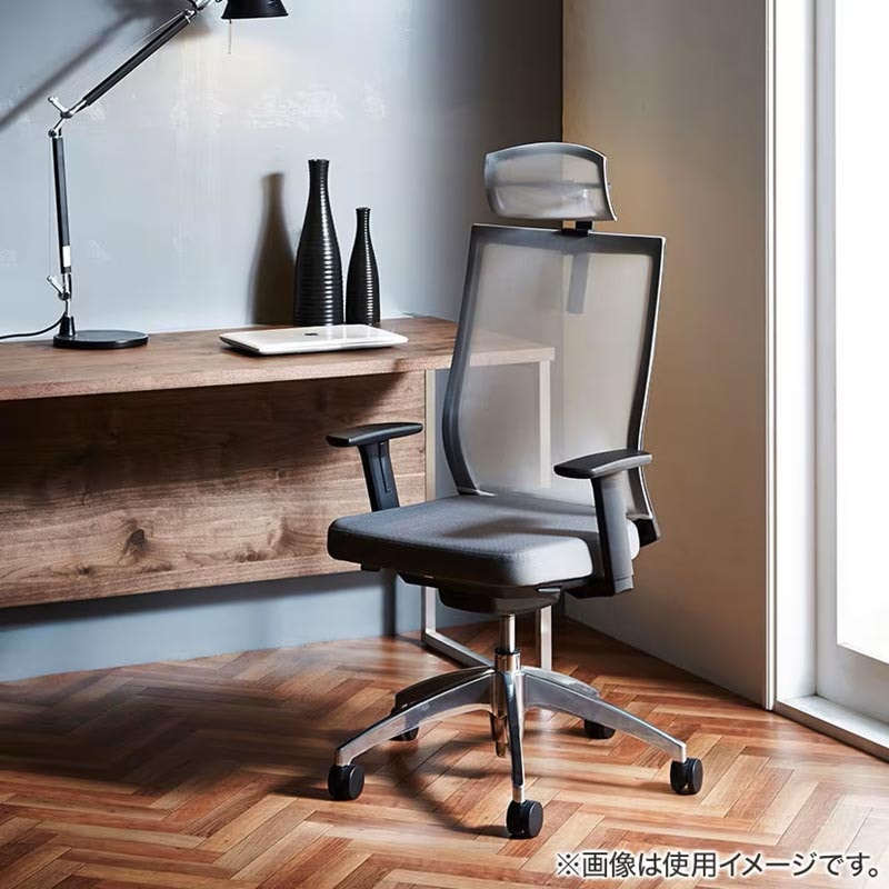 透過メッシュが美しい|アイデンA01-S ヘッドレスト付き