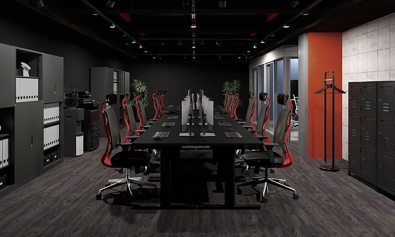 遊び心にあふれたデザインが魅力のおしゃれなワークスペース