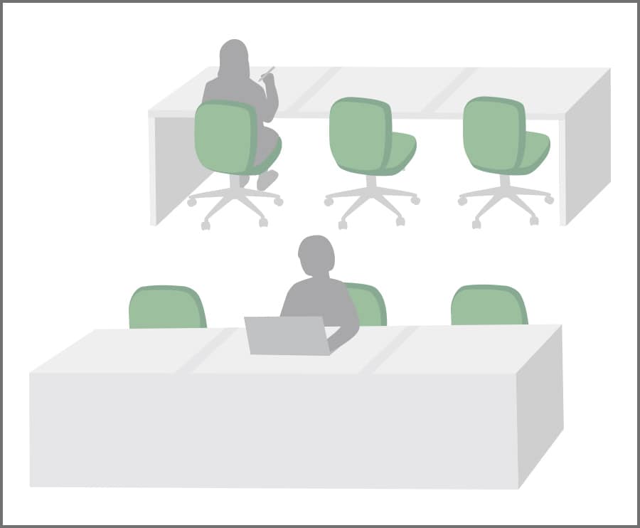 背面型レイアウト