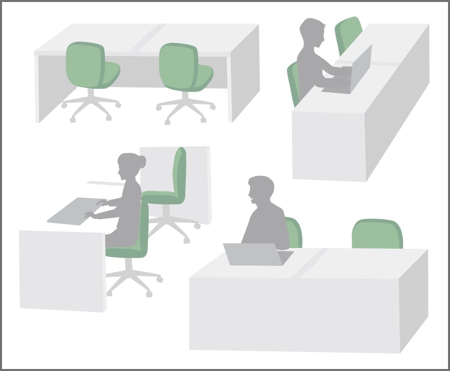 クロス型レイアウト