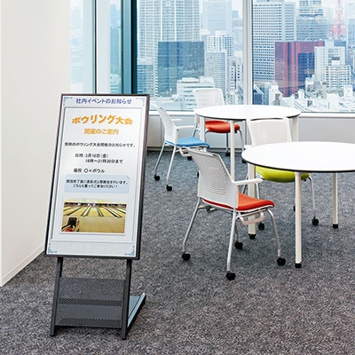 PLUS(プラス) いますぐサイネージ32型ディスプレイ スタンドセット