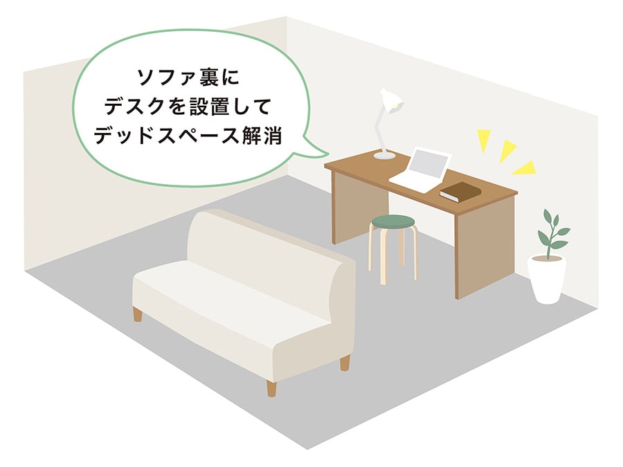 「隙間を埋める間取り」でスペースを活用する