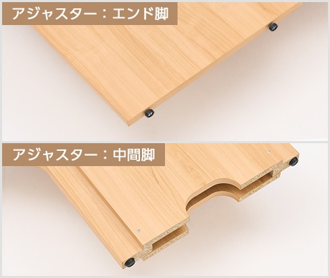 アジャスター付き