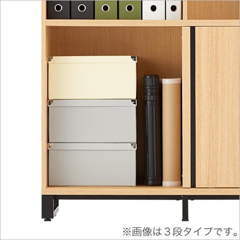 棚板を外して自由に収納