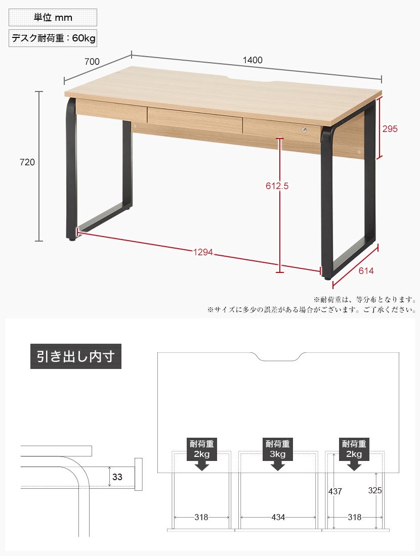 HBDK-DKDW1470 商品サイズ1