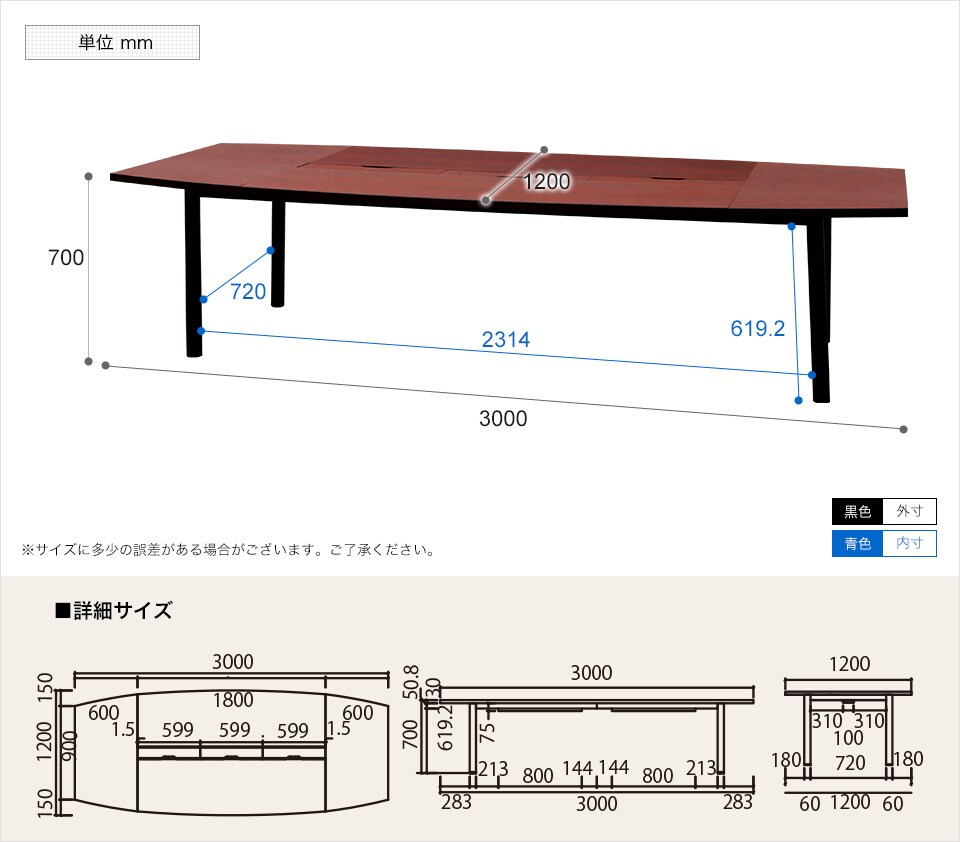 MTS201-PS1CA-8 商品サイズ1