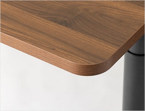 やさしさを添える、安心の角丸仕上げ