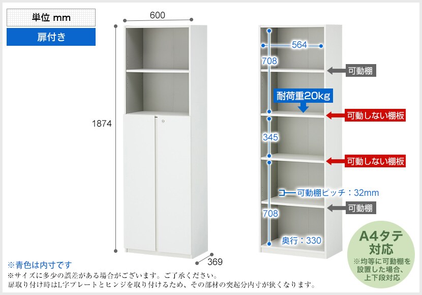 PESPA-CB-5TR-3DR 商品サイズ1