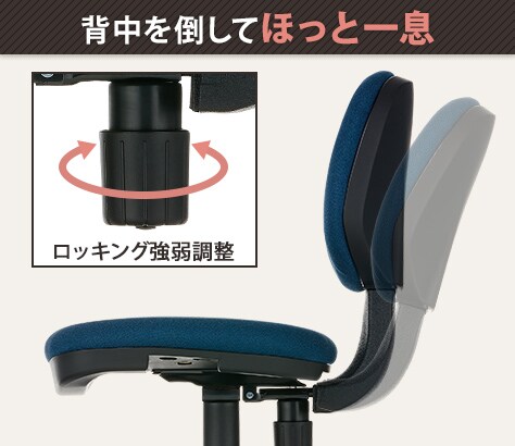 ロッキング調整機能