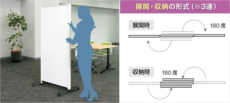 移動も収納も「ラクラク」