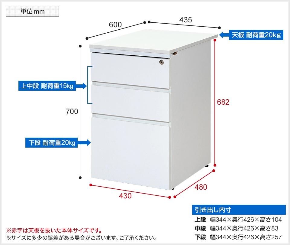 Z-LWCK-60 商品サイズ1
