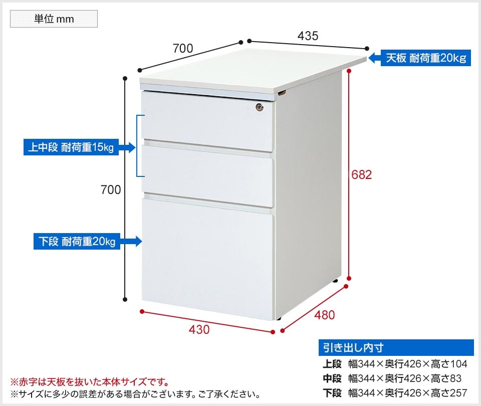 Z-LWCK-70 商品サイズ1