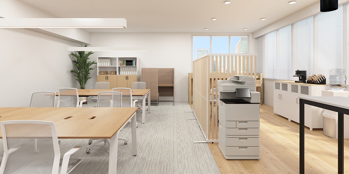 【約30坪・8～10名用】戦略的コミュニケーションを促進するスマートワークオフィス