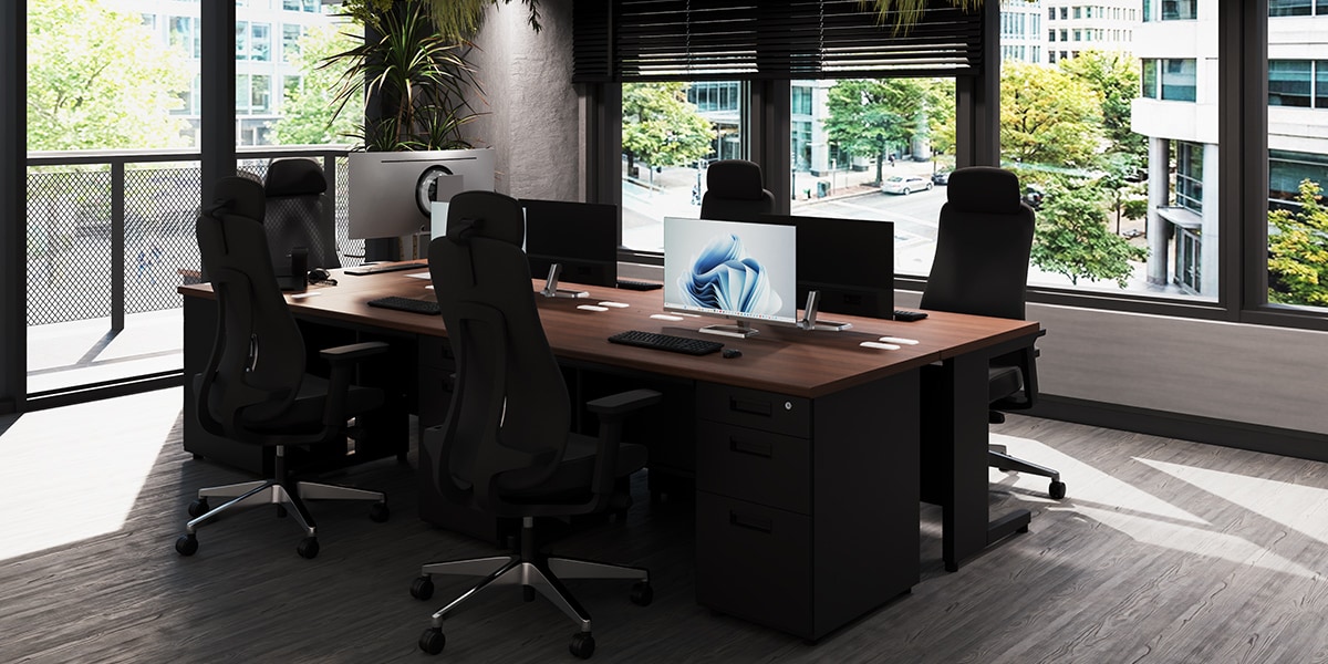 【30坪・11人用】集中して働きやすい小規模おしゃれオフィス