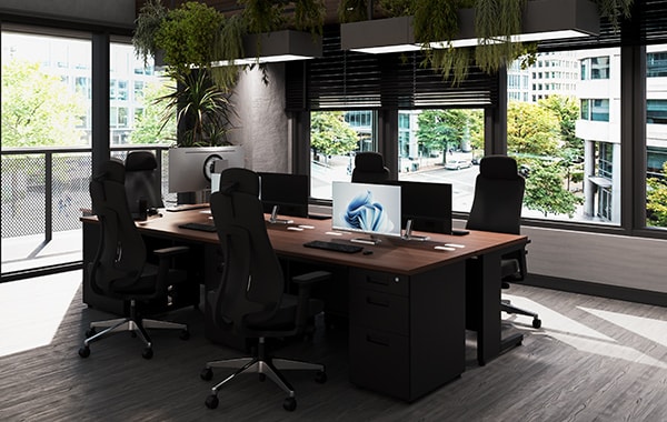 【30坪・11人用】集中して働きやすい小規模おしゃれオフィス