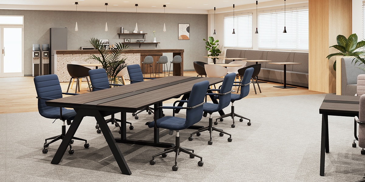 【約50坪・14人用】働き方を自由に選べる、カフェ×コワーキング発想のオフィス