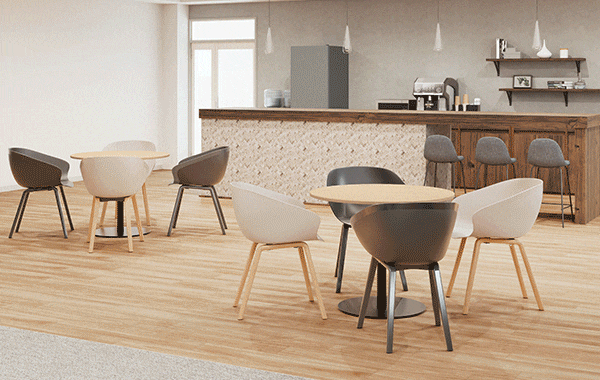 【約50坪・14人用】働き方を自由に選べる、カフェ×コワーキング発想のオフィス