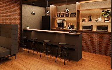 【65坪・20人用】気分とタスクで座席を選べる“居心地のよい基地”を目指したABWオフィス