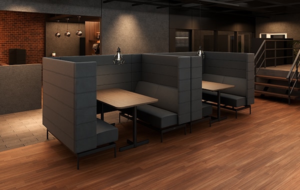 【65坪・20人用】気分とタスクで座席を選べる“居心地のよい基地”を目指したABWオフィス