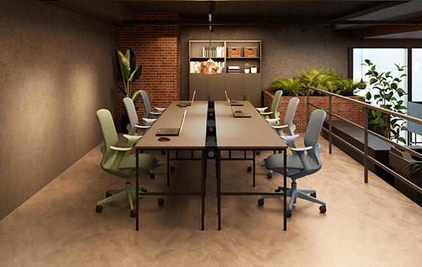 【65坪・20人用】気分とタスクで座席を選べる“居心地のよい基地”を目指したABWオフィス