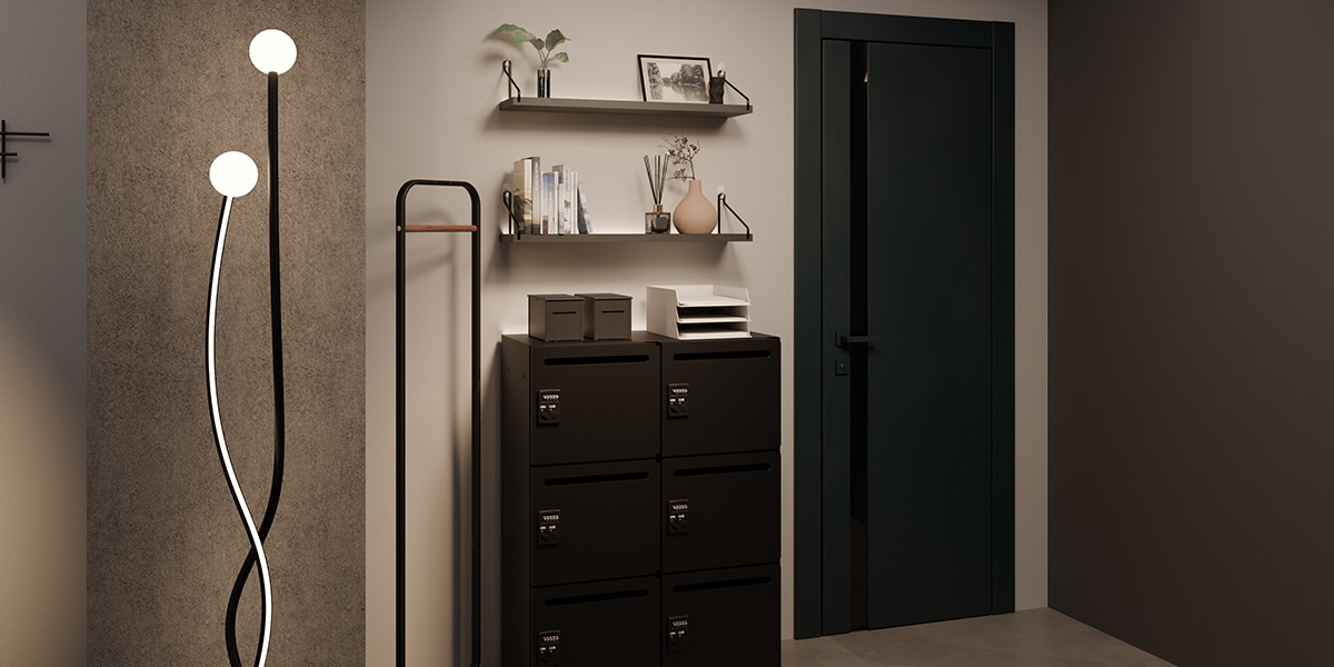 【15坪・5人用】品よく整うシックな小規模おしゃれオフィス