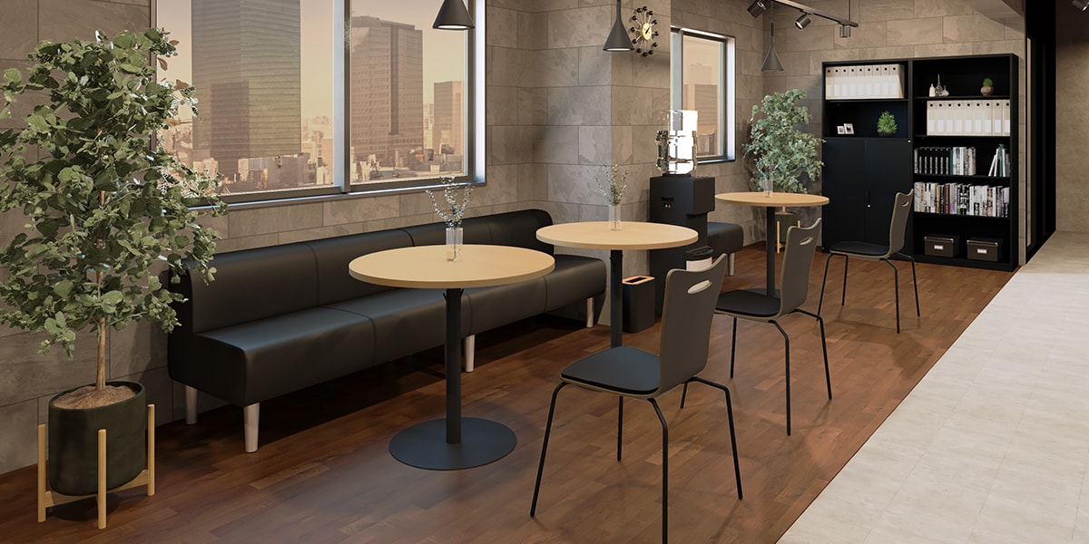 【約20坪・8人用】インダストリアルモダンテイストのおしゃれオフィス