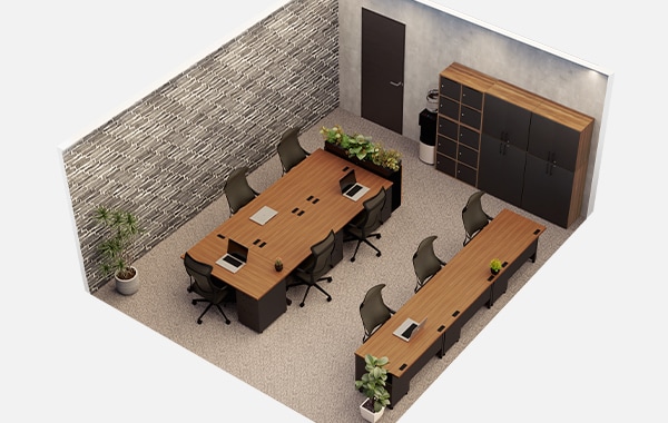 小規模オフィスでつくる、落ち着きのある“インダストリアル調”空間デザイン