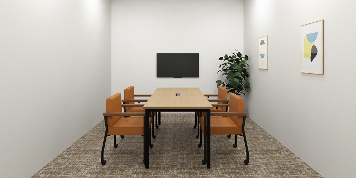 【12坪・4人用】予算約40万円で整う!集中×整理のスマートモダンオフィス