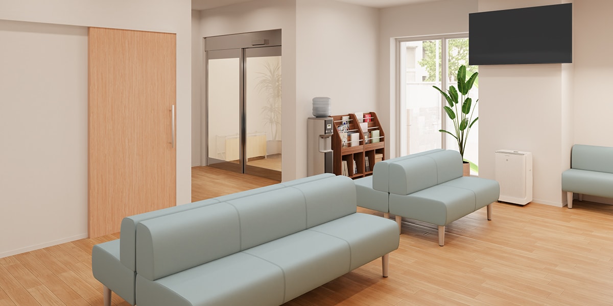 【坪数別】病院・クリニックのおしゃれな受付レイアウト実例3選