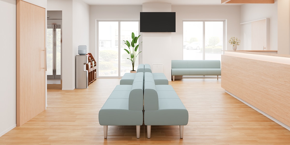 【坪数別】病院・クリニックのおしゃれな受付レイアウト実例3選