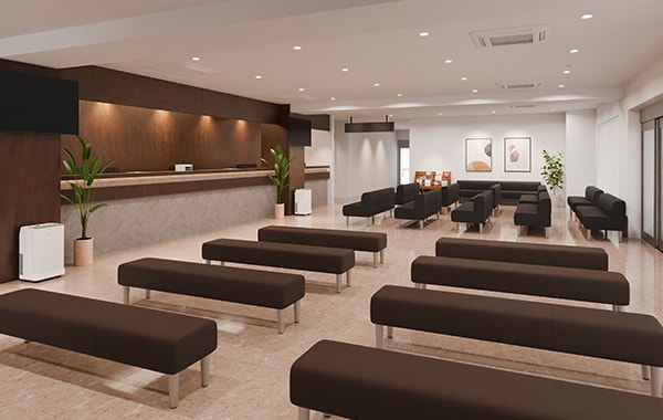 【坪数別】病院・クリニックのおしゃれな受付レイアウト実例3選